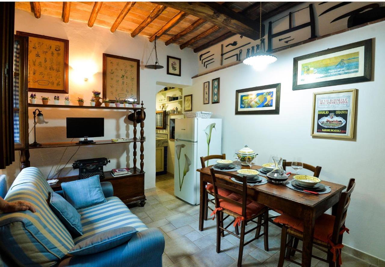 Ferienwohnung Loft In Antico Mulino Isola d'Arbia Exterior foto